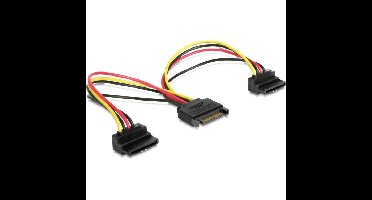 DeLOCK 15-Pin-SATA > 2x SATA-voedingsconnector splitterkabel