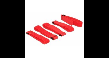 DeLOCK Kabelbinders met klittenband, 5 stuks