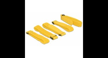 DeLOCK Kabelbinders met klittenband, 5 stuks