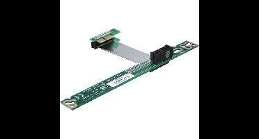 DeLOCK Riser Card PCI Express x1 > x1 met flexibele kabel