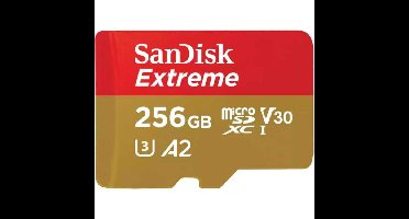 SanDisk Extreme microSDXC 256 GB geheugenkaart