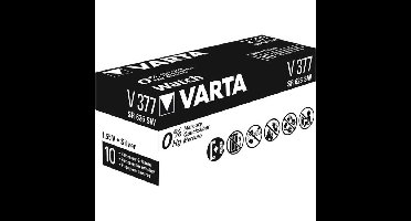 VARTA Zilveroxide Knoopcel 377 (SR66) batterij