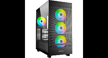 Sharkoon Rebel C50 Black RGB midi tower behuizing