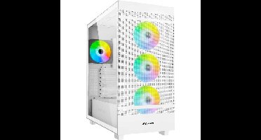 Sharkoon Rebel C50 White RGB midi tower behuizing
