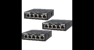 Netgear GS305-300PES, 3 pack switch