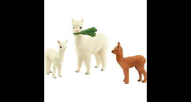 Schleich Wild Life - Alpacafamilie speelfiguur