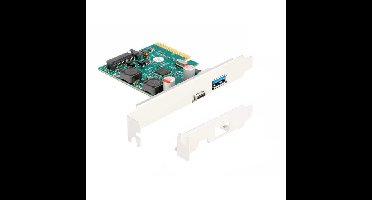 DeLOCK PCI Express x4 Card to 1 x external USB 10 Gbps Type-C female + 1 x external USB 10 Gbps Type-A female usb-controller