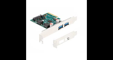 DeLOCK PCI Express x4 Card to 2 x external USB 10 Gbps Type-A female usb-controller