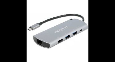 DeLOCK USB Type-C Docking Station met M.2 Slot dockingstation