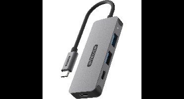 Sitecom USB-C naar 2x USB-A + 2x USB-C usb-hub