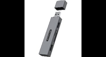 Sitecom USB-Stick kaartlezer met 2x USB