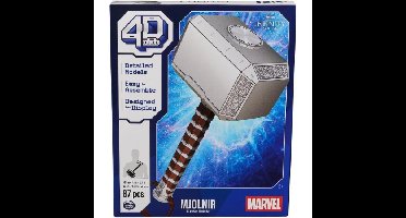 Spin Master Marvel: 4D Build - Thor Mjolnir Hammer 3D Puzzel