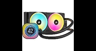 Corsair iCUE LINK H100i LCD Liquid CPU Cooler waterkoeling