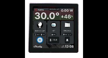 Shelly Wall Display Black bedieningspaneel