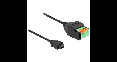DeLOCK USB 2.0 Adapter, USB 2.0 Type Mini-B female > 5 pin terminal block