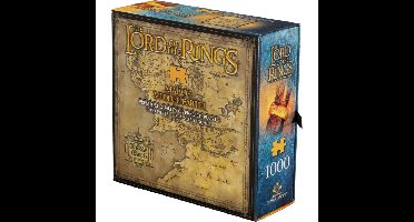 Noble Collection Lord of the Rings: Middle-Earth 1000 Piece Puzzle puzzel