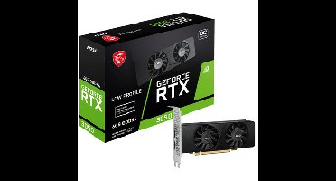 MSI GeForce RTX 3050 OC LP 6G OC grafische kaart
