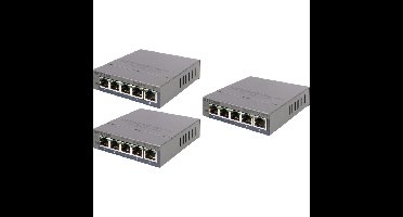 Netgear ProSAFE GS105E v2, 3 pack switch