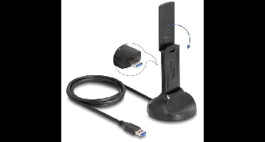 DeLOCK Wi-Fi 6E Dual Band WLAN USB Adapter AX3000 wlan adapter