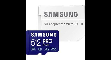 Samsung PRO Plus 512 GB microSDXC (2023) geheugenkaart
