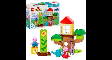 LEGO DUPLO - Peppa Big tuin en boomhut Constructiespeelgoed