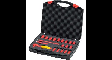 Wiha Ratelsleutelset geïsoleerd 1/4" dopsleutel