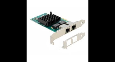 DeLOCK PCI Express x1 Card 2 x RJ45 Gigabit LAN i350 netwerkadapter