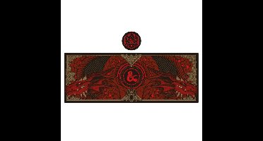 Diverse Dungeons and Dragons: Desk Mat & Coaster Set gaming muismat