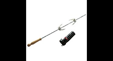 Barbecook Universeel draaispit met motor voor houtskoolbarbecues rotisserie