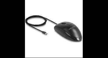 DeLOCK Optical USB Type-C Desktop Mouse - Silent muis
