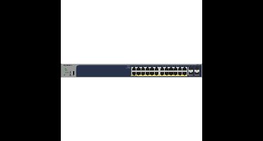 Netgear 24-Port Gigabit Ethernet PoE+ Smart Switch with 4 SFP Ports (GS728TPPv3)
