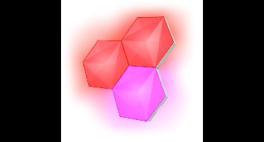 Trust GXT903 VYBZ zeshoekige RGB-lichtpanelen sfeerverlichting