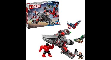LEGO Marvel - Captain America vs. Rode Hulk duel Constructiespeelgoed