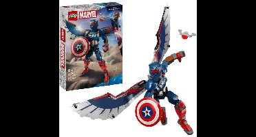 LEGO Marvel - Nieuwe Captain America bouwfiguur Constructiespeelgoed