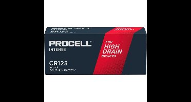 Duracell Procell CR123A High Power Lithium Intense batterijen