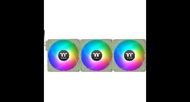 Thermaltake CT120 EX Reverse ARGB Sync PC Cooling Fan Matcha Green (3-Fan Pack) case fan