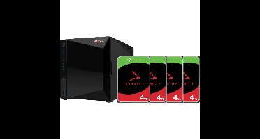 Asustor Drivestor 4 Pro Gen2 incl. 4x Seagate IronWolf 4 TB harde schijf nas