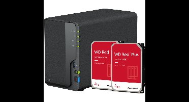 Synology DiskStation DS223 incl. 2x WD Red Plus 4 TB harde schijf nas
