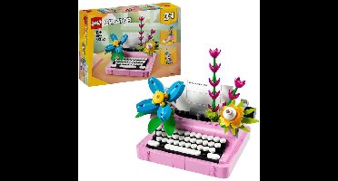 LEGO Creator 3-in-1 - Typemachine met bloemen Constructiespeelgoed