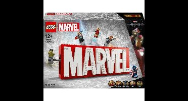 LEGO Marvel Super Heroes - MARVEL logo en minifiguren Constructiespeelgoed