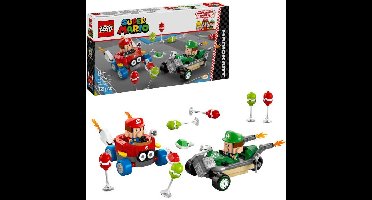 LEGO Super Mario - Mario Kart - Baby Mario vs. Baby Luigi Constructiespeelgoed