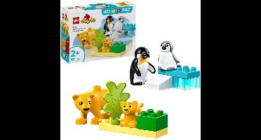 LEGO DUPLO Stad - Families van wilde dieren: pinguïns en leeuwen Constructiespeelgoed