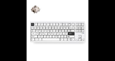 MCHOSE GX87 Ultra: White Electrophoresis Vintage White Aluminum Custom Mechanical toetsenbord
