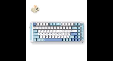 MCHOSE X75 V2 Blue Icy Creamsicle Custom Mechanical Keyboard toetsenbord