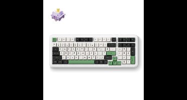 MCHOSE K99 Emerald Green Hyacinth Wireless Gasket Mount Mechanical toetsenbord