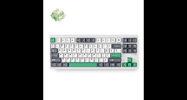 MCHOSE GX87 Lite: White Nano Spraying Matcha Latte V2 Aluminum Custom Mechanical toetsenbord