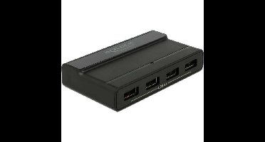 DeLOCK Externe USB 3.2 Gen 2 4 Port Hub 10Gbps usb-hub