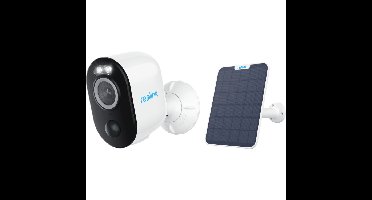 Reolink B330, slimme 5MP draadloze camera met spotlight + Solar Panel 2 beveiligingscamera