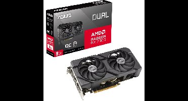 ASUS DUAL Radeon RX 7600 EVO OC grafische kaart