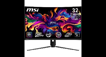 MSI MPG 321CURX QD-OLED 31.5'' Curved 4K UHD gaming monitor
